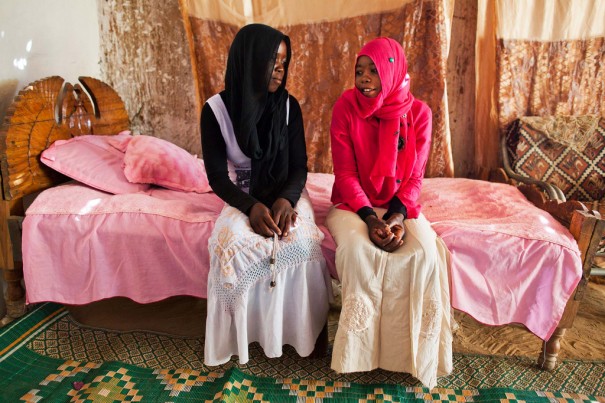 Nana and Zakia Abdulrahman Mohamed Ahmed, sisters and child brides from Darfur, via UNAMID